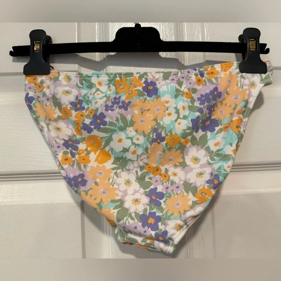 NWT Abercrombie Kids Floral Bralette Bikini Girls Size 17 18 Swim Beach Summer